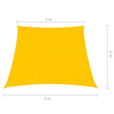 Solseil 160 g/m² gul 3/4x2 m HDPE