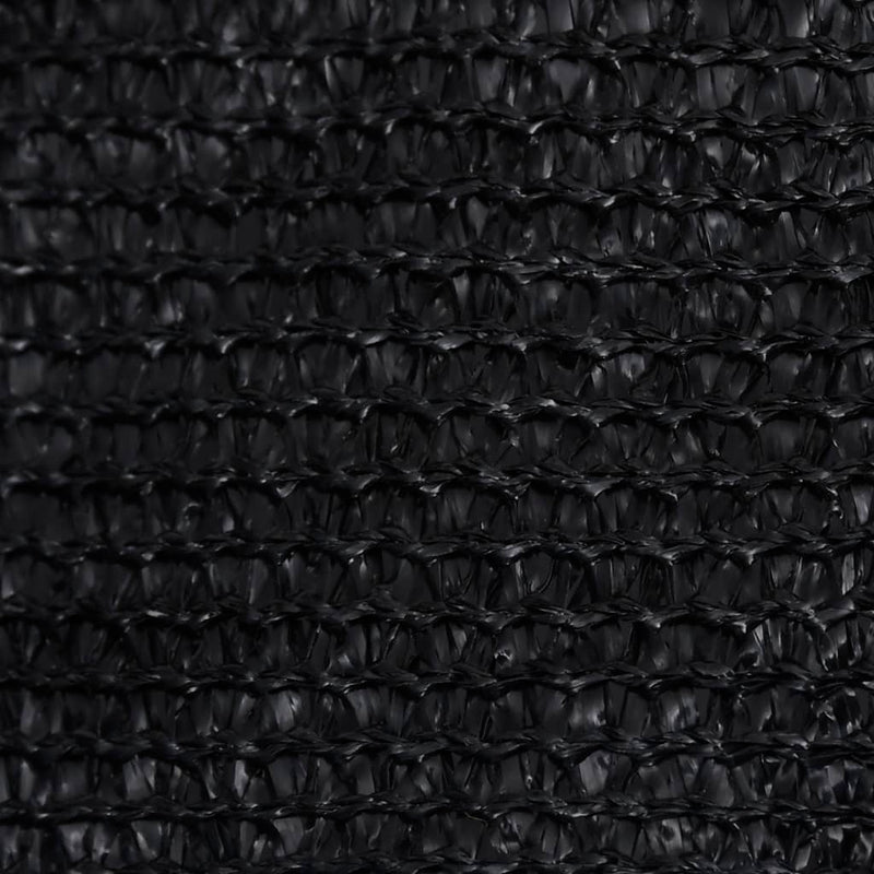 Solseil 160 g/m² svart 2x2 m HDPE