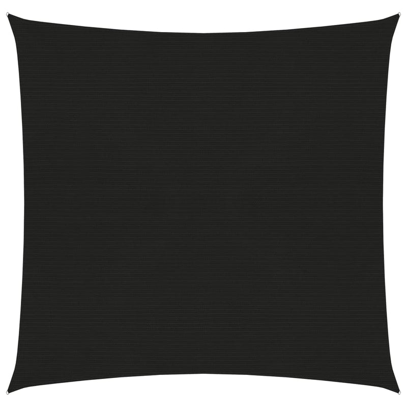 Solseil 160 g/m² svart 4,5x4,5 m HDPE