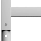 Justerbare arbeidsbenkerammer 2 stk metall 55x(69-95,5)cm grå