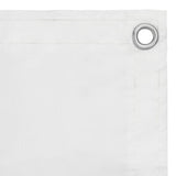 Balkongskjerm hvit 75x300 cm oxfordstoff