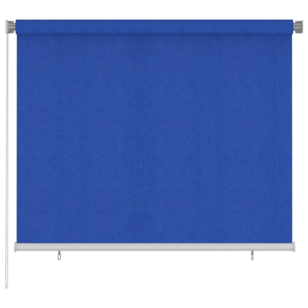 Utendørs rullegardin 180x140 cm blå HDPE