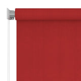 Utendørs rullegardin 160x230 cm rød HDPE