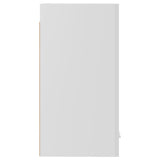 Hengende skap høyglans hvit 29,5x31x60 cm sponplate