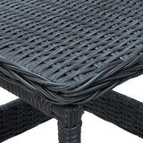 Hagebord mørkegrå 45x45x46,5 cm polyrotting