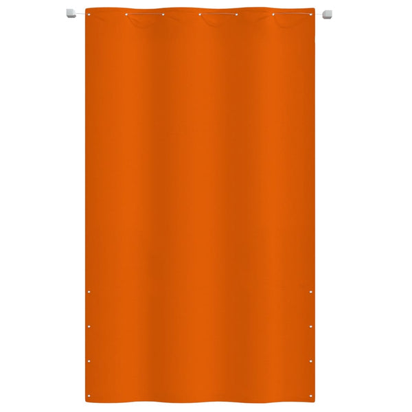 Balkongskjerm oransje 140x240 cm oxfordstoff