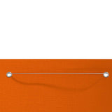 Balkongskjerm oransje 140x240 cm oxfordstoff