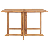 Sammenleggbart hagebord 120x120x75 cm heltre teak