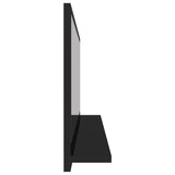 Baderomsspeil høyglans svart 90x10,5x37 cm sponplate