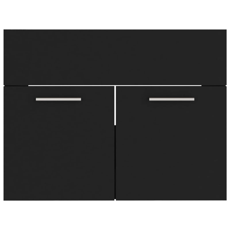 Servantskap svart 60x38,5x46 cm sponplate