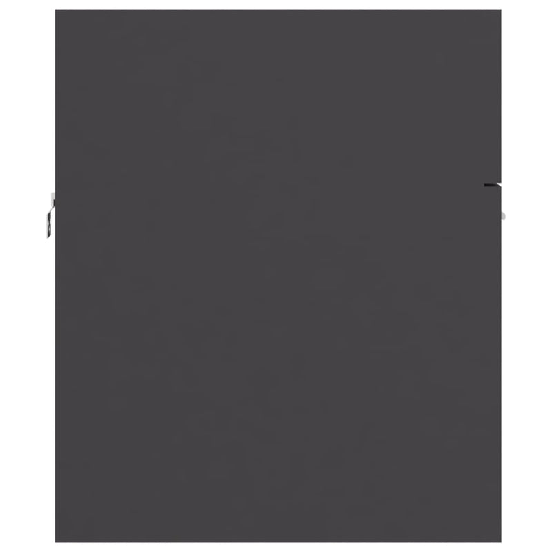 Servantskap grå 80x38,5x46 cm sponplate