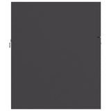 Servantskap grå 80x38,5x46 cm sponplate