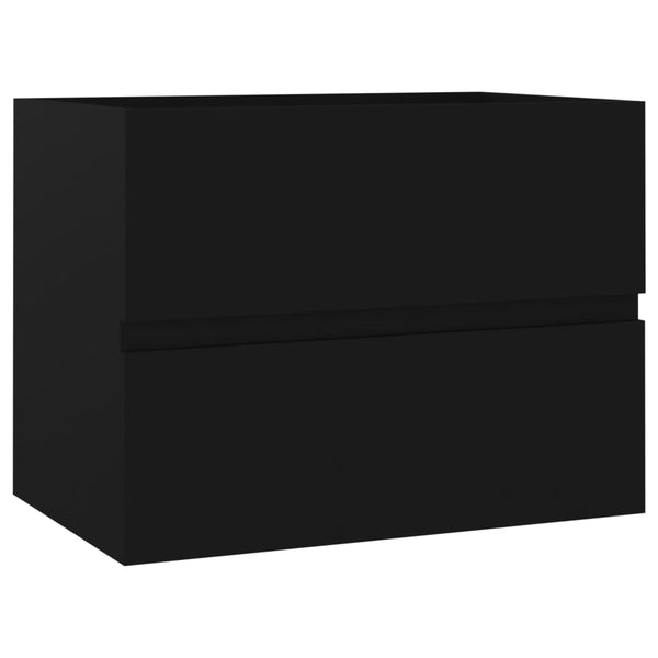 Servantskap svart 60x38,5x45 cm sponplate