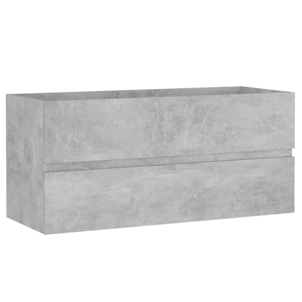 Servantskap betonggrå 100x38,5x45 cm sponplate