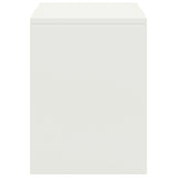 Nattbord hvit 35x30x40 cm heltre furu