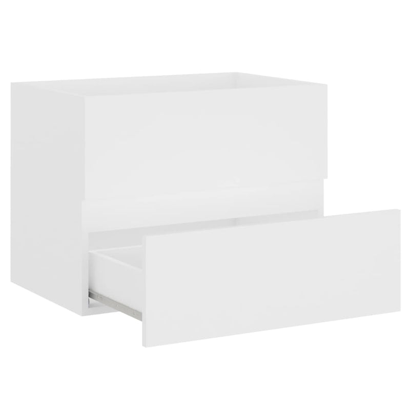 Baderomsmøbler 2 stk hvit sponplate