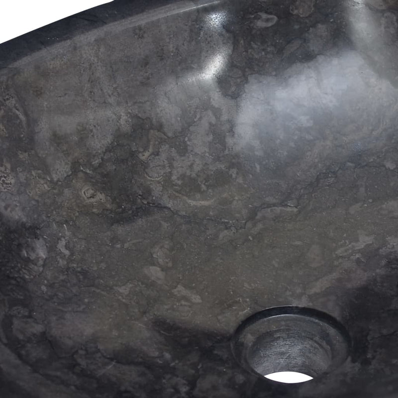 Vask 53x40x15 cm marmor svart