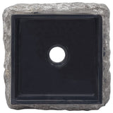 Vask 30x30x13 cm marmor svart