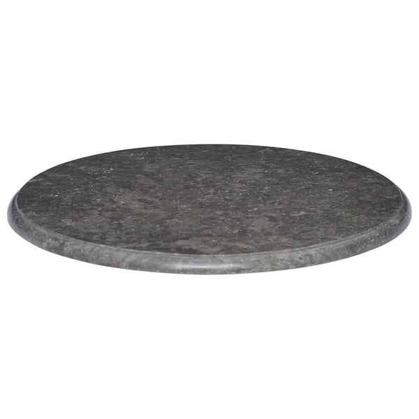 Bordplate svart Ø60x2,5 cm marmor