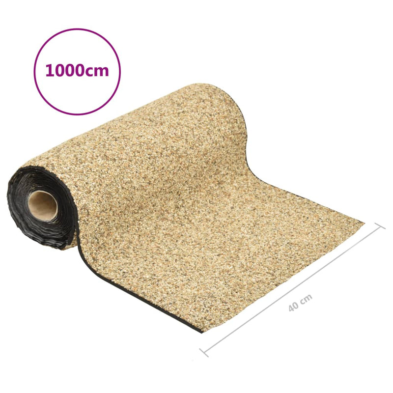 Steinfolie naturlig sand 1000x40 cm