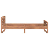 Sengeramme heltre teak 100x200 cm