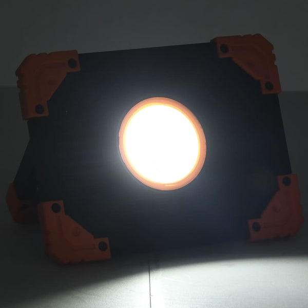 Bærbart LED-spotlys ABS 10 W kaldhvit