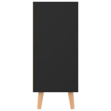 Skjenk svart 90x30x72 cm konstruert tre