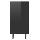 Skjenk høyglans svart 103,5x35x70 cm sponplate