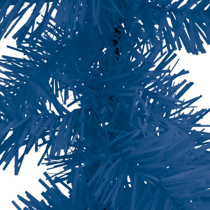Julekrans med LED-lys 20 m blå