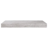 Flytende vegghylle betonggrå 50x23x3,8 cm MDF