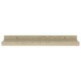 Vegghyller 2 stk sonoma eik 40x9x3 cm