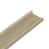 Vegghyller 2 stk sonoma eik 40x9x3 cm