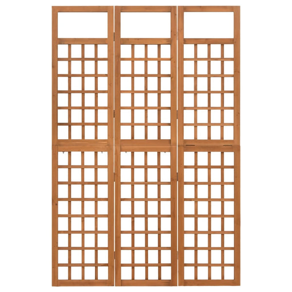 Romdeler/espalier 3 paneler heltre gran 121x180,5 cm