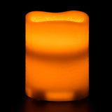 Flammefrie LED-stearinlys 24 stk med fjernkontroll varmhvit