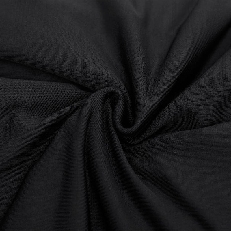 2-seters sofaovertrekk polyester svart