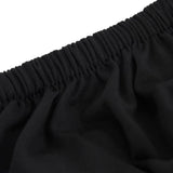 2-seters sofaovertrekk polyester svart