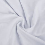 4-seters sofaovertrekk polyester hvit