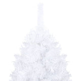 Kunstig juletre med LED og kulesett 150 cm PVC hvit