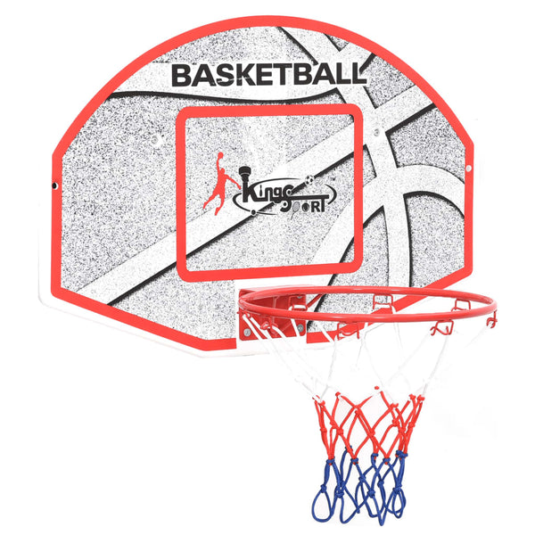Veggmontert basketballsett 5 deler 66x44,5 cm