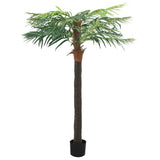 Kunstig palmetre med potte 215 cm grønn