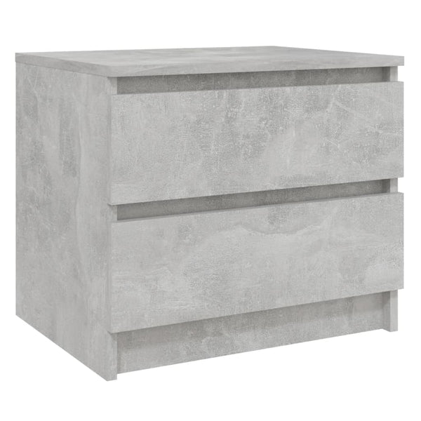 Nattbord betonggrå 50x39x43,5 cm sponplate