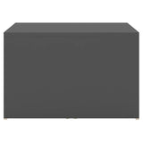 Stablebart salongbordsett grå 60x60x30 cm sponplate