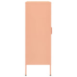 Oppbevaringsskap rosa 80x35x101,5 cm stål