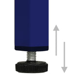 Oppbevaringsskap marineblå 42,5x35x101,5 cm stål