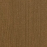 Bokhylle 4 nivåer brun 100x30x140 cm heltre furu