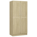 Garderobe sonoma eik 82,5x51,5x180 cm sponplate