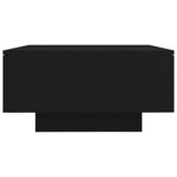 Salongbord svart 90x60x31 cm sponplate