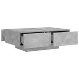 Salongbord betonggrå 90x60x31 cm sponplate