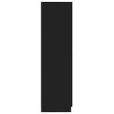 Apotekskap svart 30x42,5x150 cm sponplater