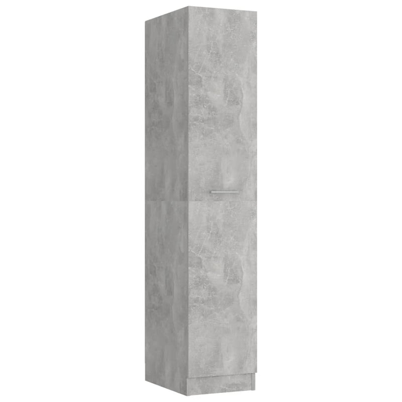 Apotekskap betonggrå 30x42,5x150 cm sponplater